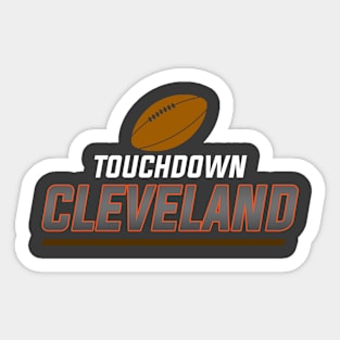 Cleveland Football Team Sticker